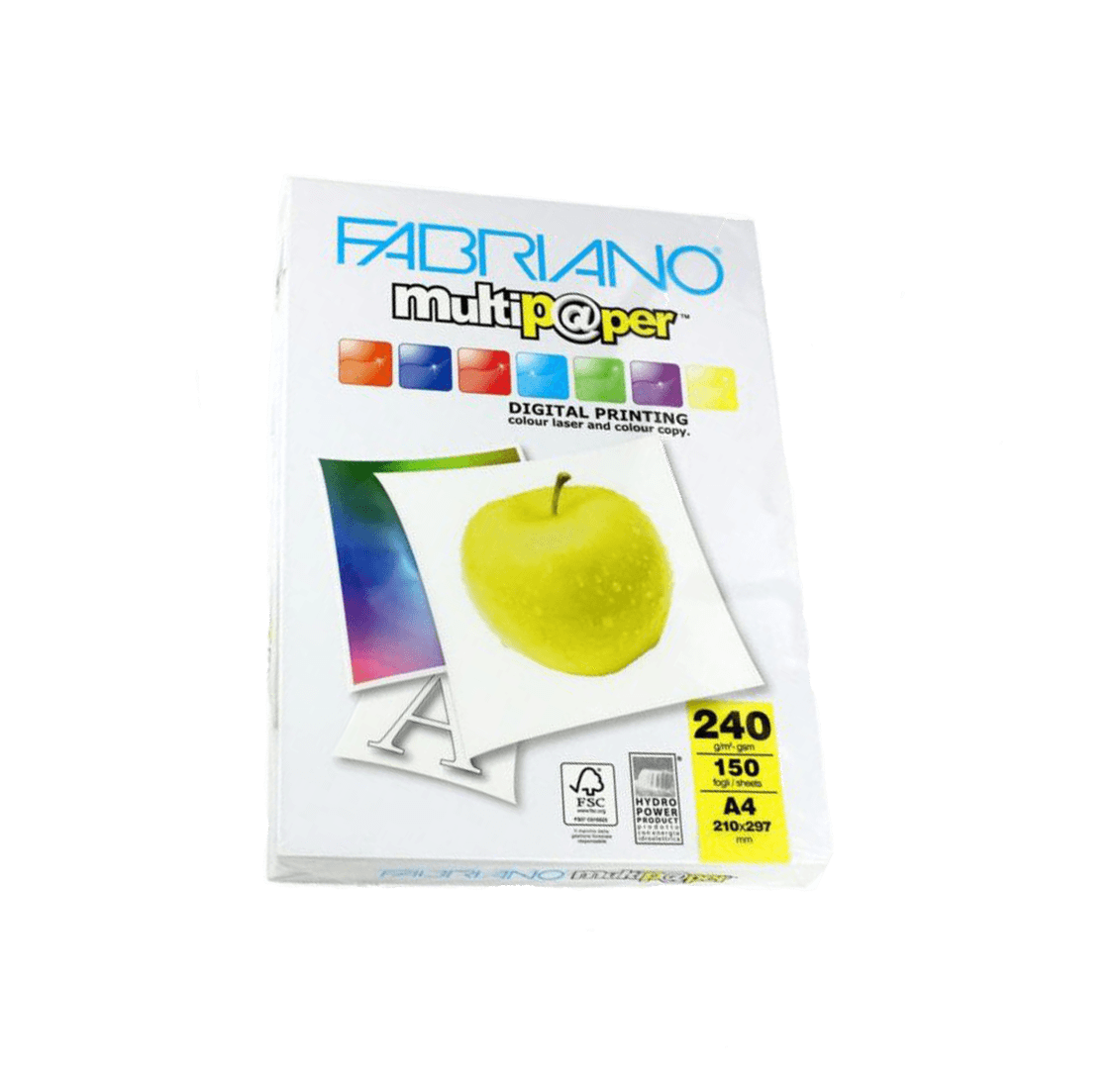 Resma Papel Laser A4 240grs - Fabriano